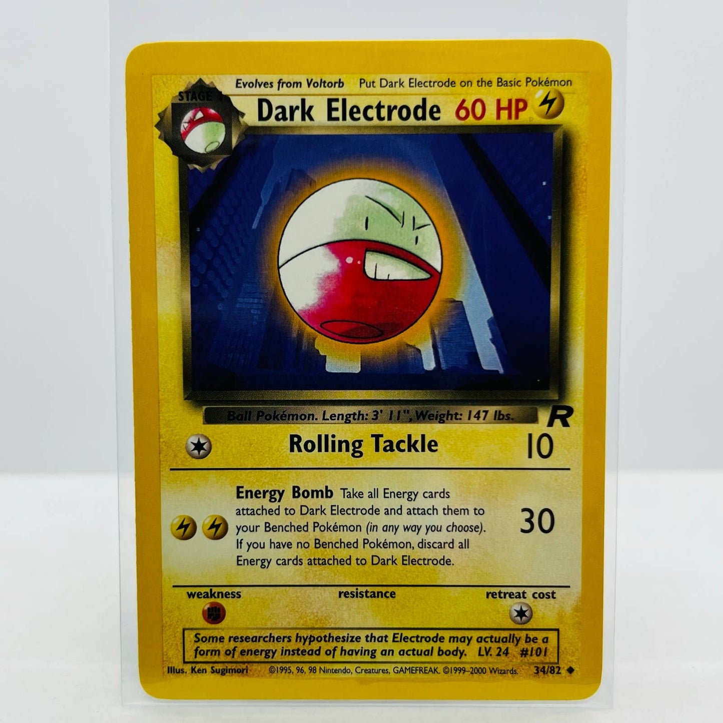 Pokémon Dark Electrode 34/82 Team Rocket WOTC Unlimited Uncommon Card NM-MT