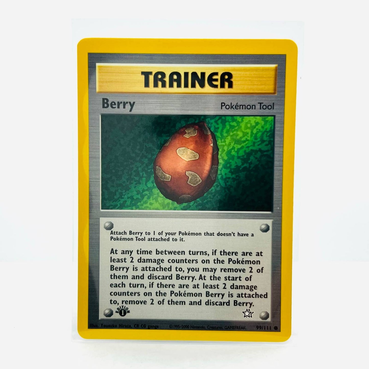 Pokémon Berry 1st Edition 99/111 Neo Genesis WOTC Trainer Card NM-MT