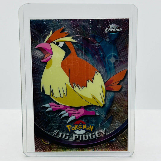 Pokémon Pidgey #16 Pokemon 2000 Topps TV Animation Chrome Series 1 Holo Foil