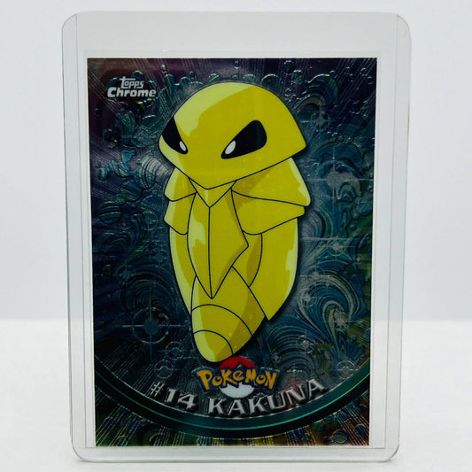 Pokémon Kakuna #14 Pokemon 2000 Topps TV Animation Chrome Series 1 Holo Foil