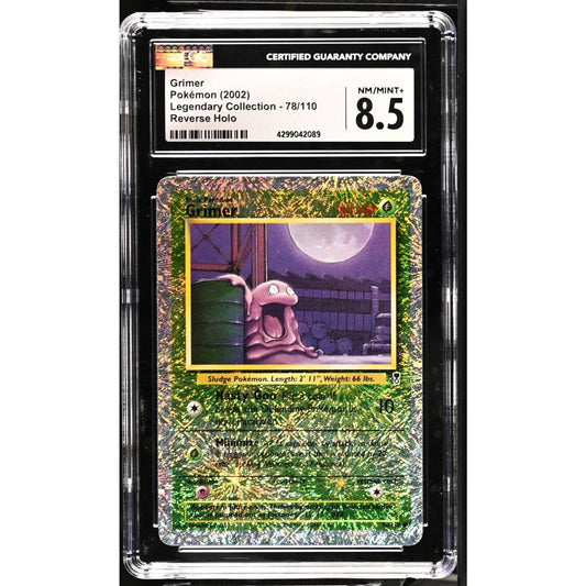 CGC 8.5 NM/MINT+ Grimer 78/110 Legendary Collection Reverse Holo (PSA/BGS)