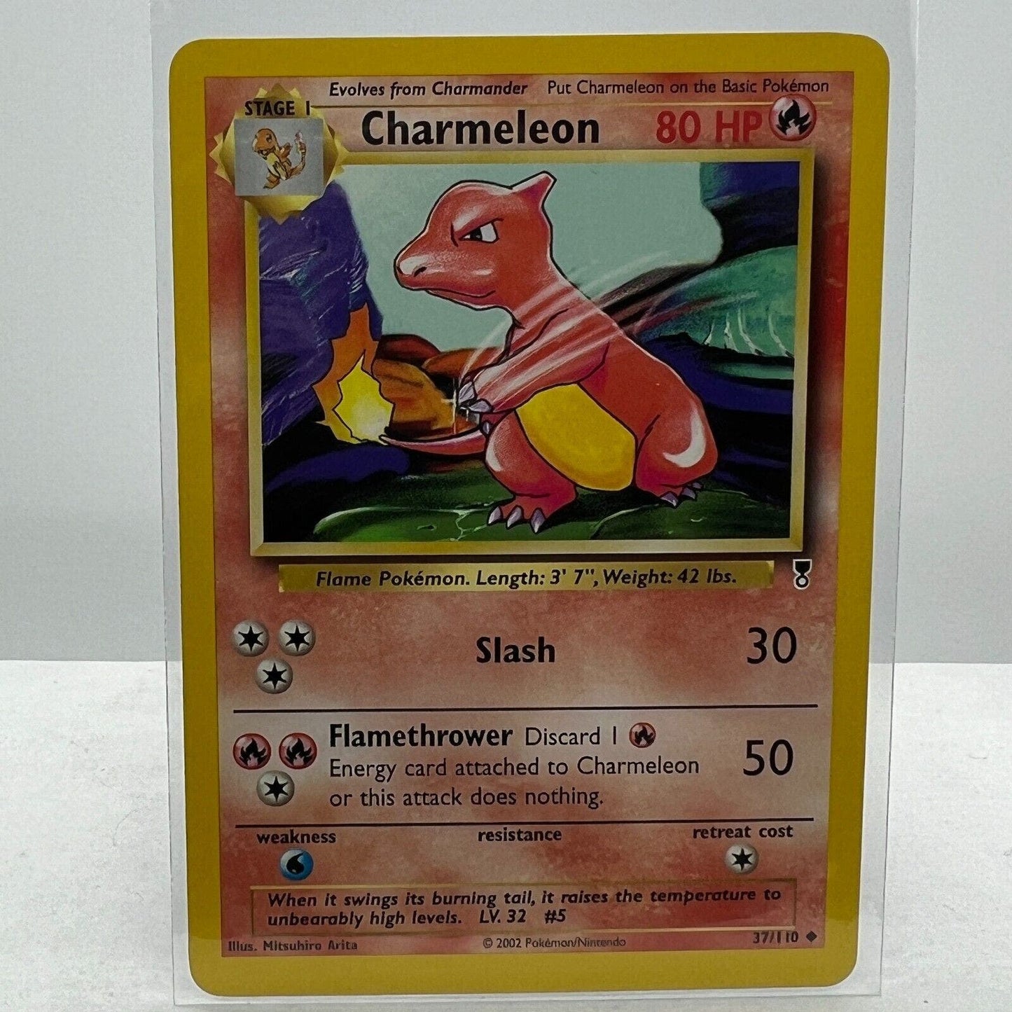 Pokémon Charmeleon 37/110 Pokemon 2000 Legendary Collection Uncommon Card NM-MT