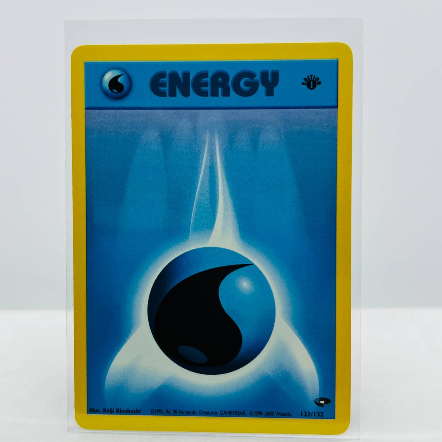 Pokémon Water Energy 1st Edition 132/132 Gym Challenge WOTC Energy Card NM-MT