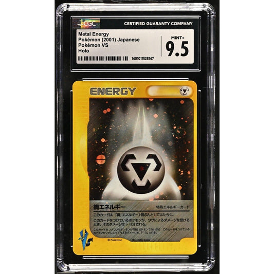 CGC 9.5 MINT+ Metal Energy 1st Edition Japanese Pokemon VS (PSA/BGS) Swirl