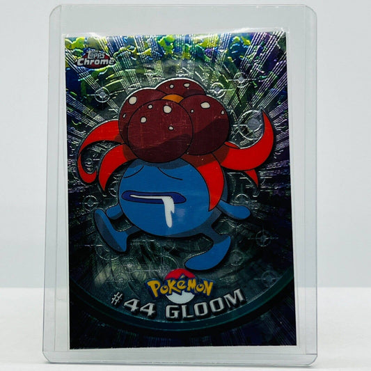 Pokémon Gloom #44 Pokemon 2000 Topps TV Animation Chrome Series 1 Holo Foil