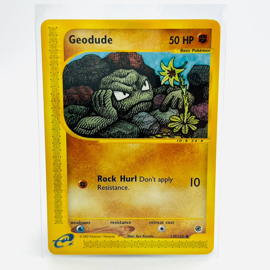 Pokémon Geodude 110/165 Expedition E-Reader Series WOTC TCG Common Card NM-MT