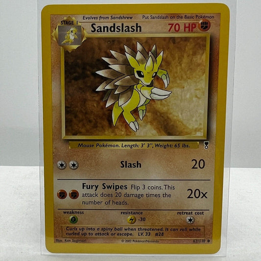 Pokémon Sandslash 62/110 Pokemon 2000 Legendary Collection Uncommon Card NM-MT