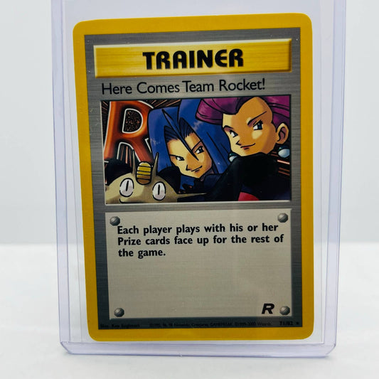 Pokémon Here Comes Team Rocket! 71/82 Team Rocket Unlimited Non Holo NM-MT