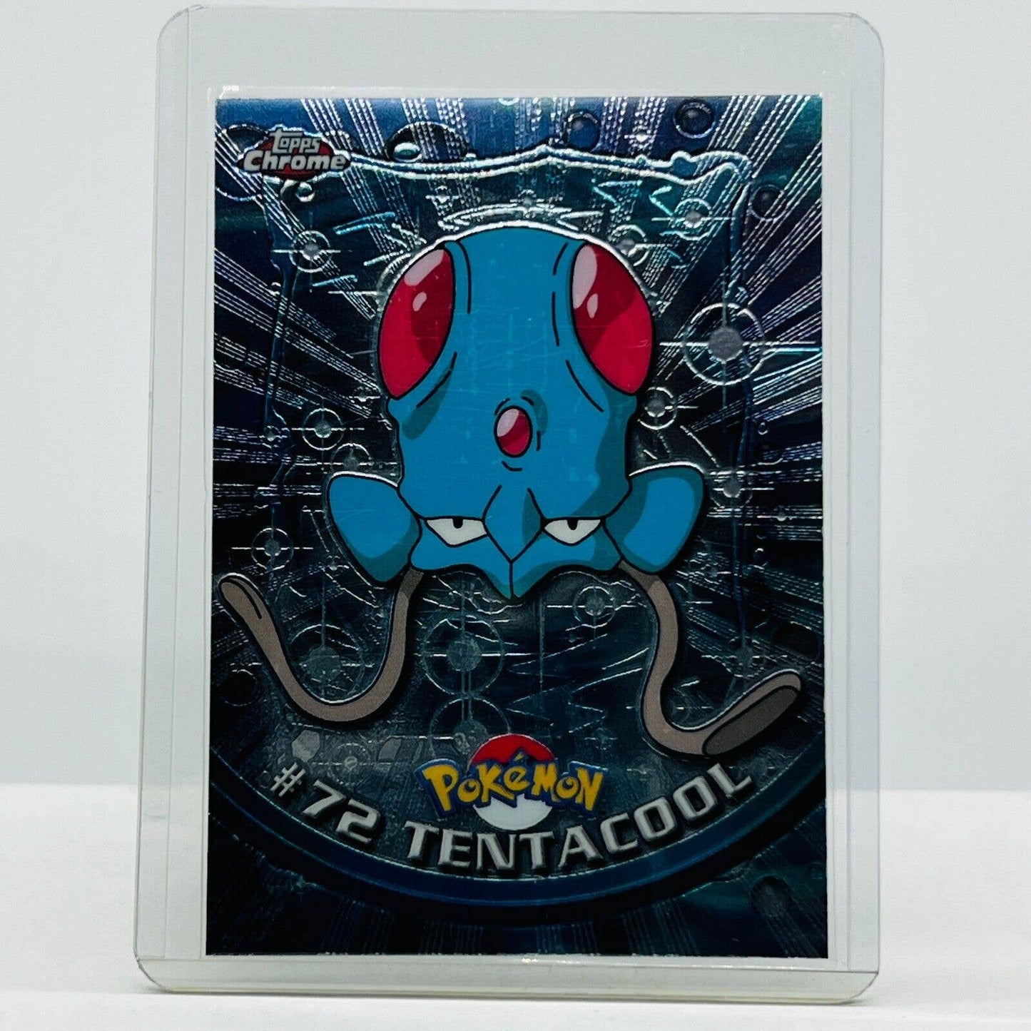 Pokémon Tenatcool #72 Pokemon 2000 Topps TV Animation Chrome Series 1 Holo Foil