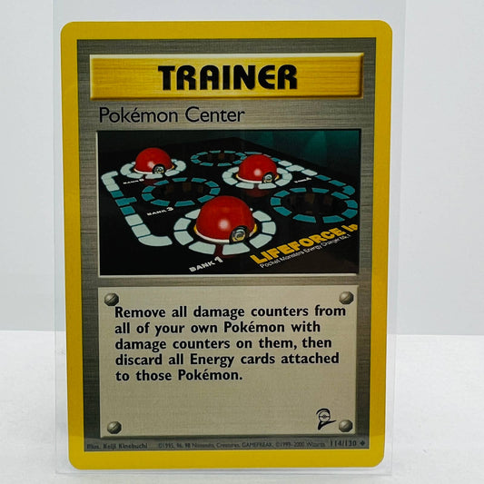 Pokémon Center Trainer 114/130 Base Set 2 Pokemon 2000 WOTC Common Card NM-MT