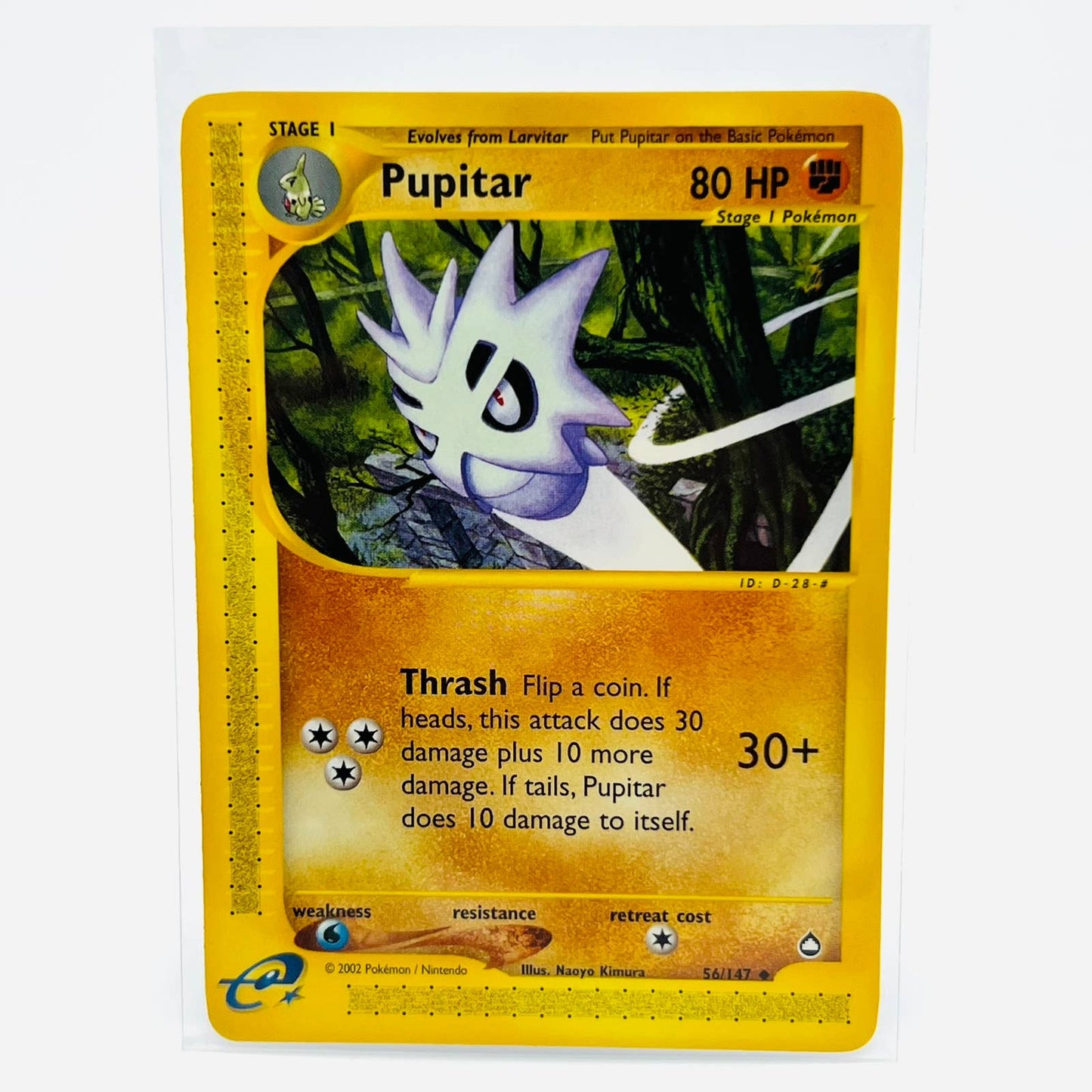 Pokémon Pupitar 56/147 Aquapolis WOTC TCG Pokemon Uncommon Card NM-MT