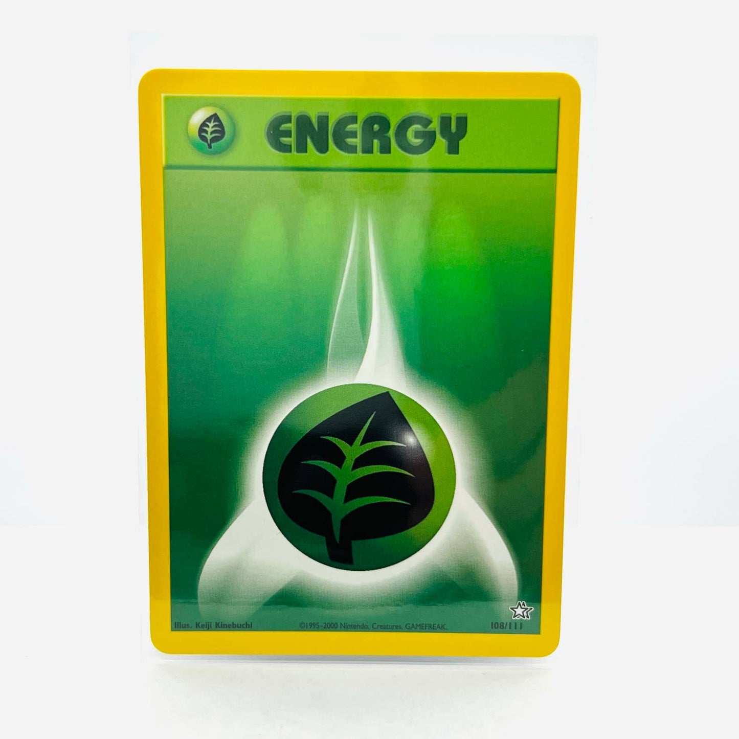 Pokémon Grass Energy 108/111 Neo Genesis Unlimited WOTC Pokemon Card NM-MT