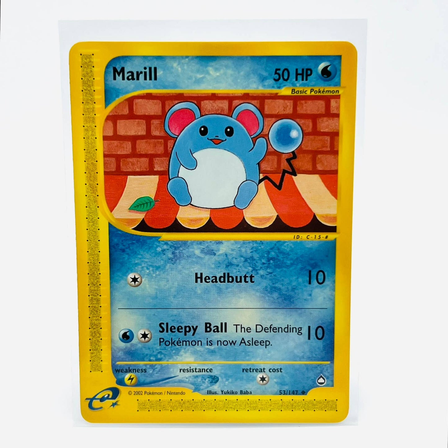 Pokémon Marill 53/147 Aquapolis WOTC TCG Pokemon Uncommon Card NM-MT