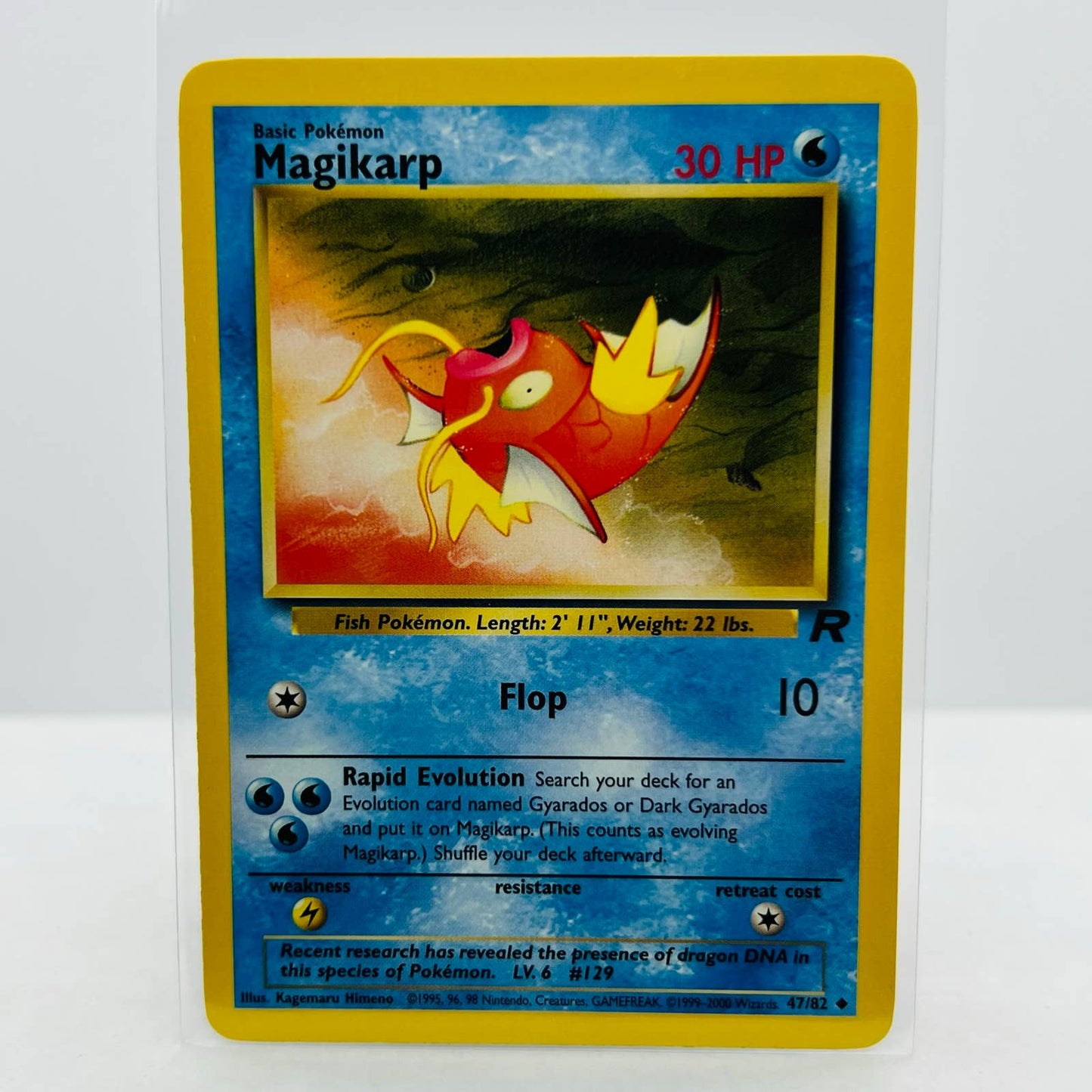 Pokémon Magikarp 47/82 Team Rocket WOTC Unlimited Uncommon Card NM-MT