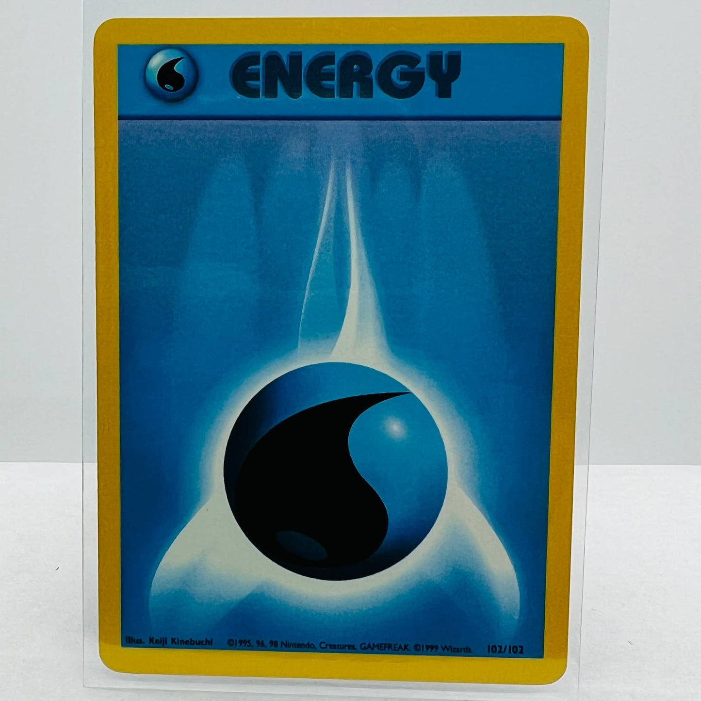 Pokémon Water Energy 102/102 Base Set Unlimited Pokemon 1999 WOTC Card NM