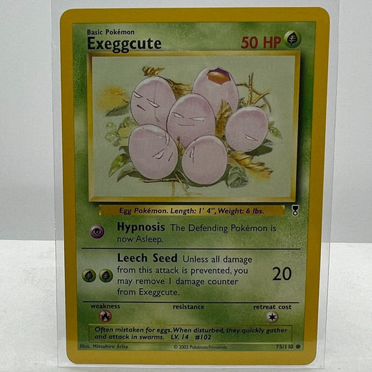 Pokémon Exeggcute 75/110 Pokemon 2000 Legendary Collection TCG Common Card NM-MT