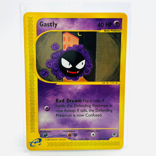 Pokémon Gastly 109/165 Expedition E-Reader Series WOTC TCG Common Card NM-MT