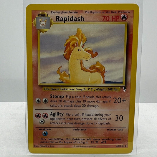 Pokémon Rapidash 60/110 Pokemon 2000 Legendary Collection TCG Uncommon Card NM-M