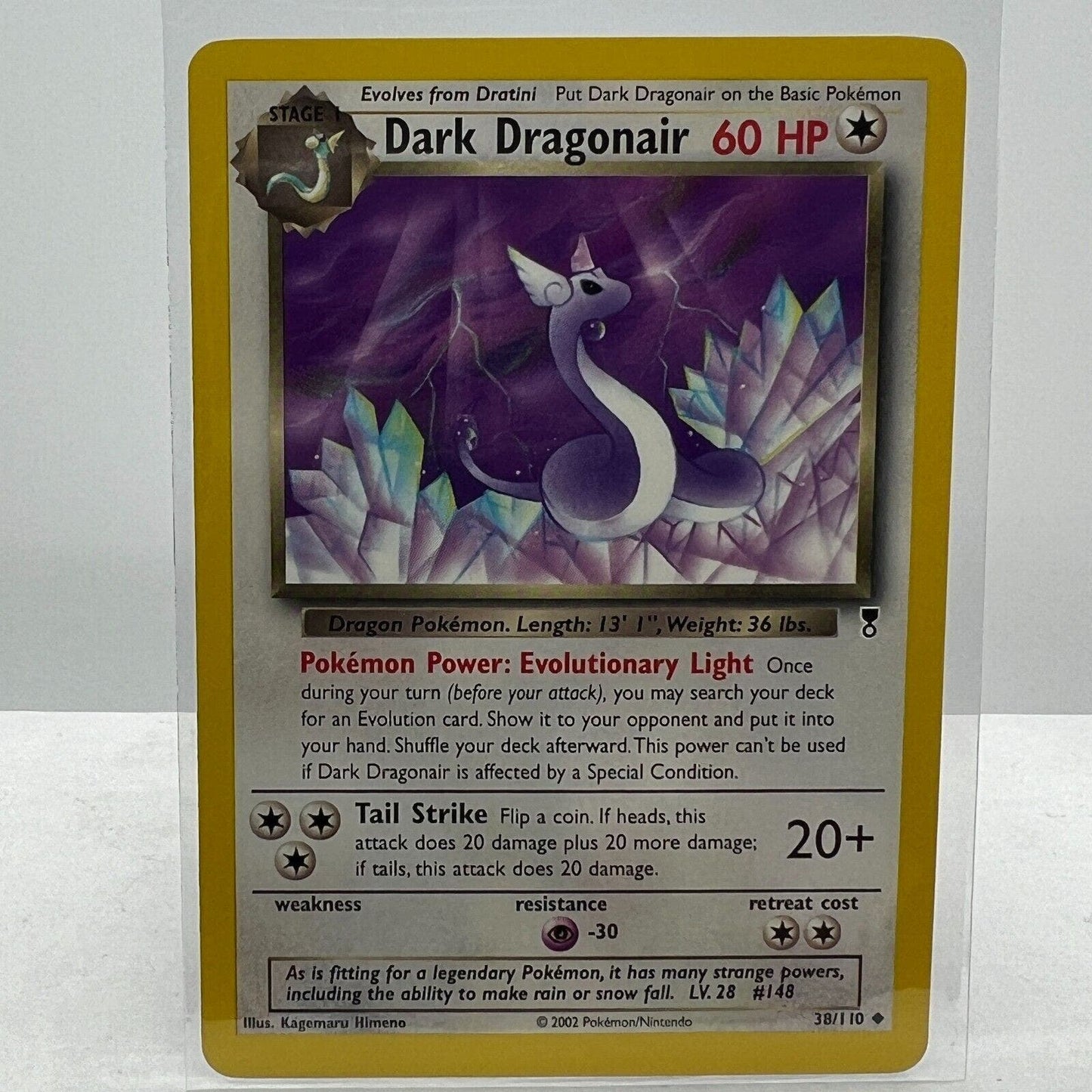 Pokémon Dark Dragonair 38/110 Pokemon 2000 Legendary Collection Uncommon NM-MT