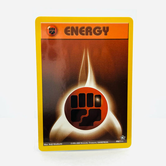 Pokémon Fighting Energy 106/111 Neo Genesis Unlimited WOTC Pokemon Card NM-MT