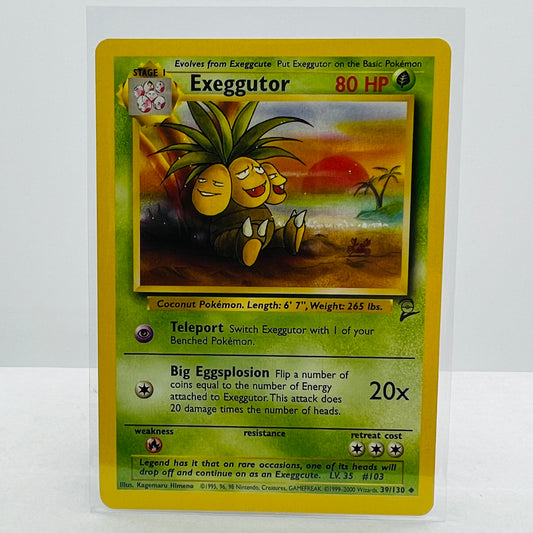 Pokémon Exeggutor 39/130 Base Set 2 Pokemon 2000 WOTC Uncommon Card NM-MT