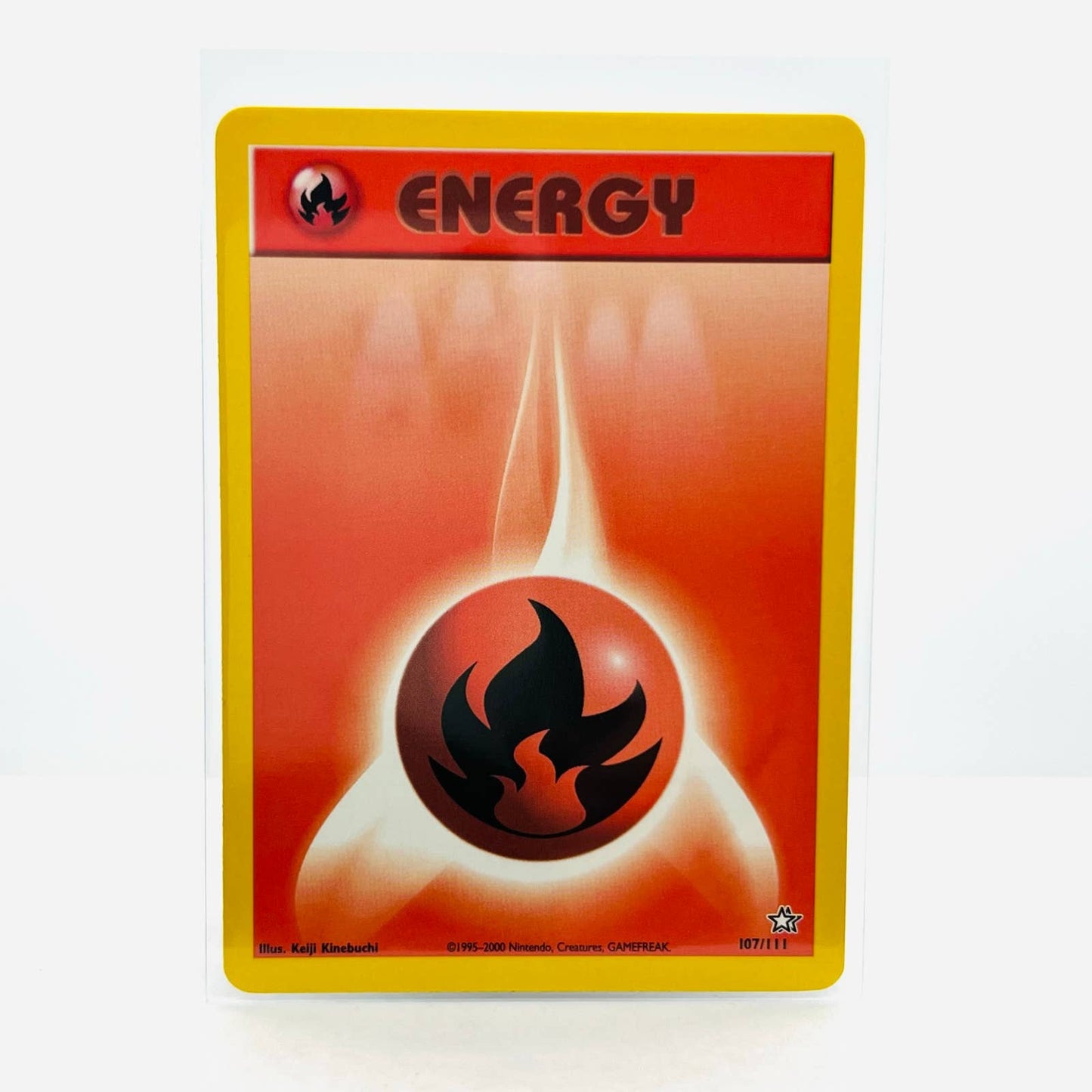 Pokémon Fire Energy 107/111 Neo Genesis Unlimited WOTC Pokemon Card NM-MT