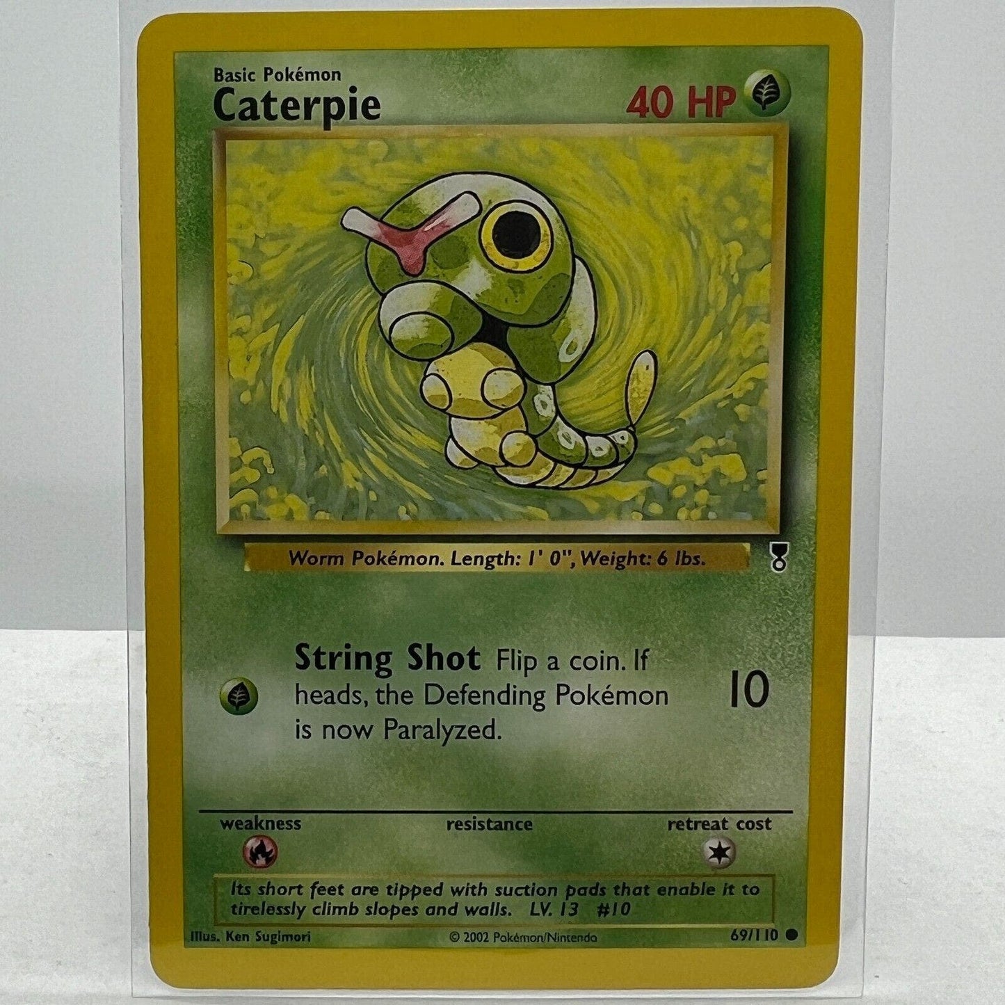 Pokémon Caterpie 69/110 Pokemon 2000 Legendary Collection TCG Common Card NM-MT