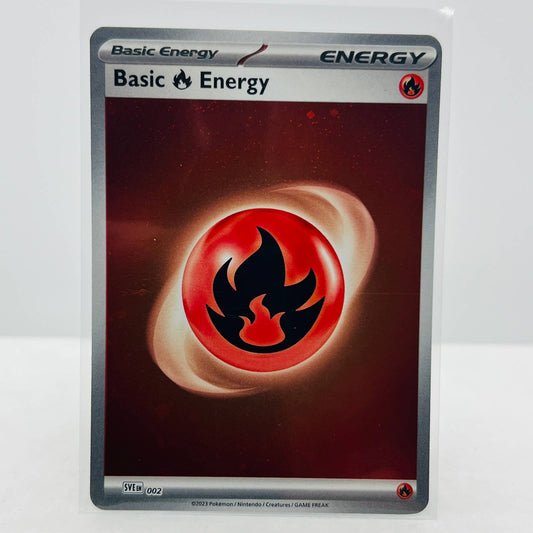 Pokémon Fire Energy SVE 001 Scarlet & Violet 151 TCG Cosmic Holo Card NM-MT