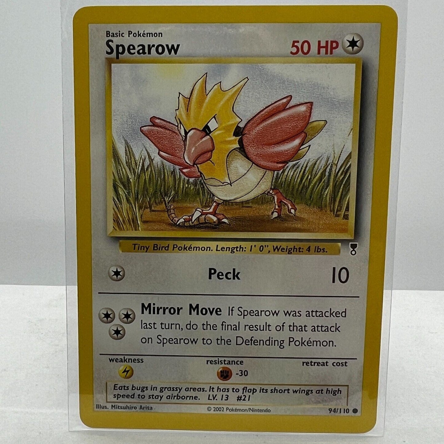 Pokémon Spearow 94/110 Pokemon 2000 Legendary Collection TCG Common Card NM-MT