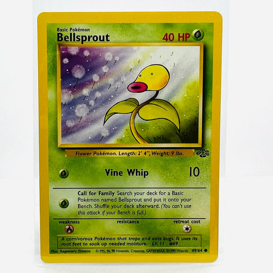 Pokémon Belllsprout 49/64 Jungle Unlimited WOTC 1999 Pokemon Common Card NM-MT