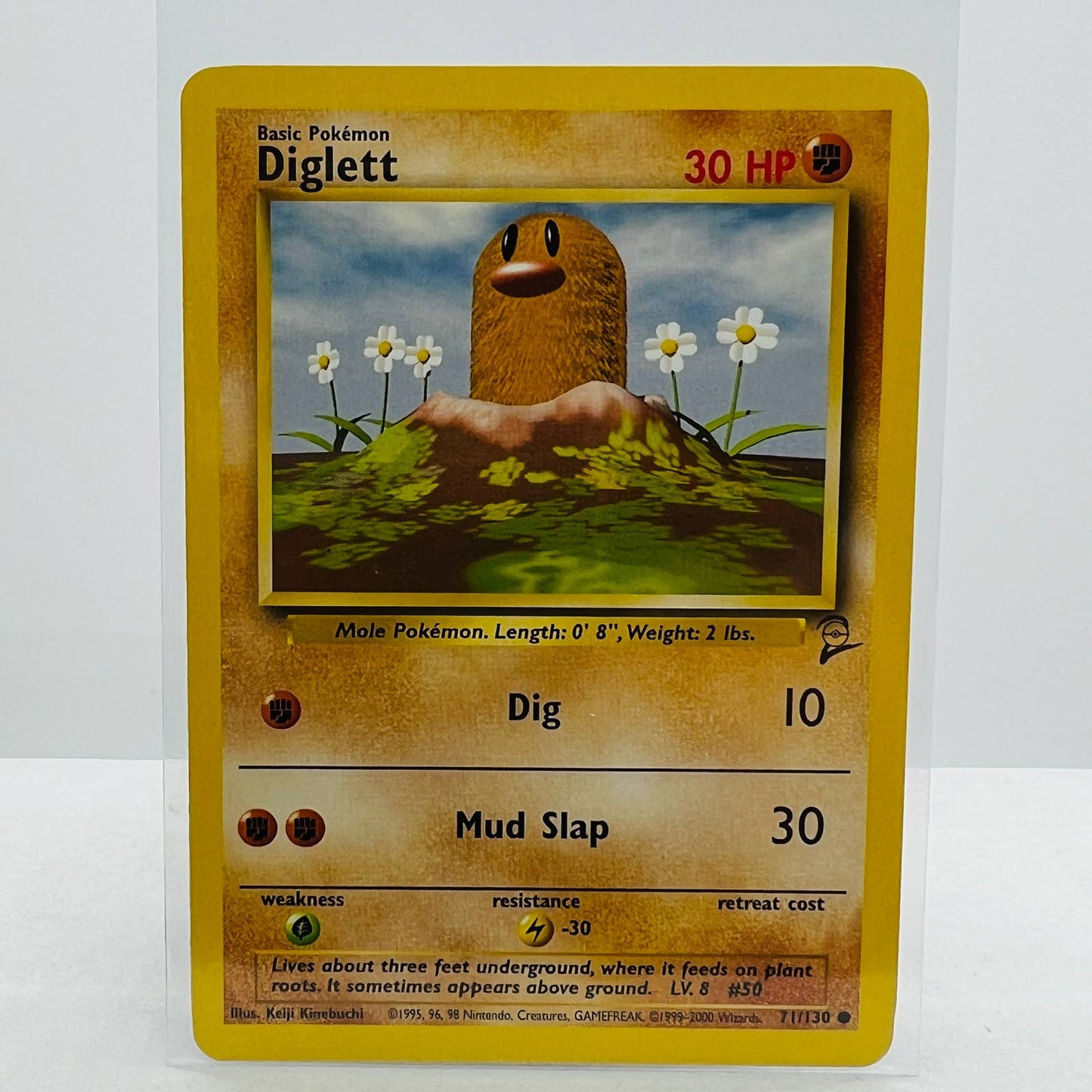 Pokémon Diglett 71/130 Base Set 2 Pokemon 2000 WOTC Common Card NM-MT