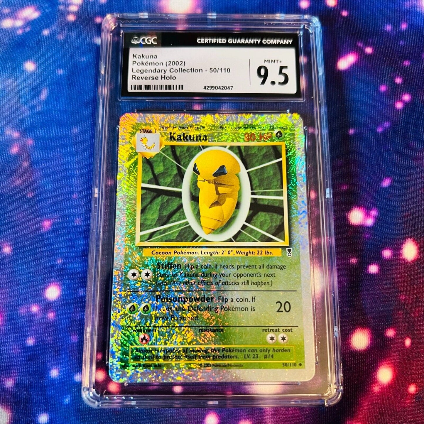 CGC 9.5 MINT+ Kakuna 50/110 Pokémon Legendary Collection Reverse (PSA/BGS)