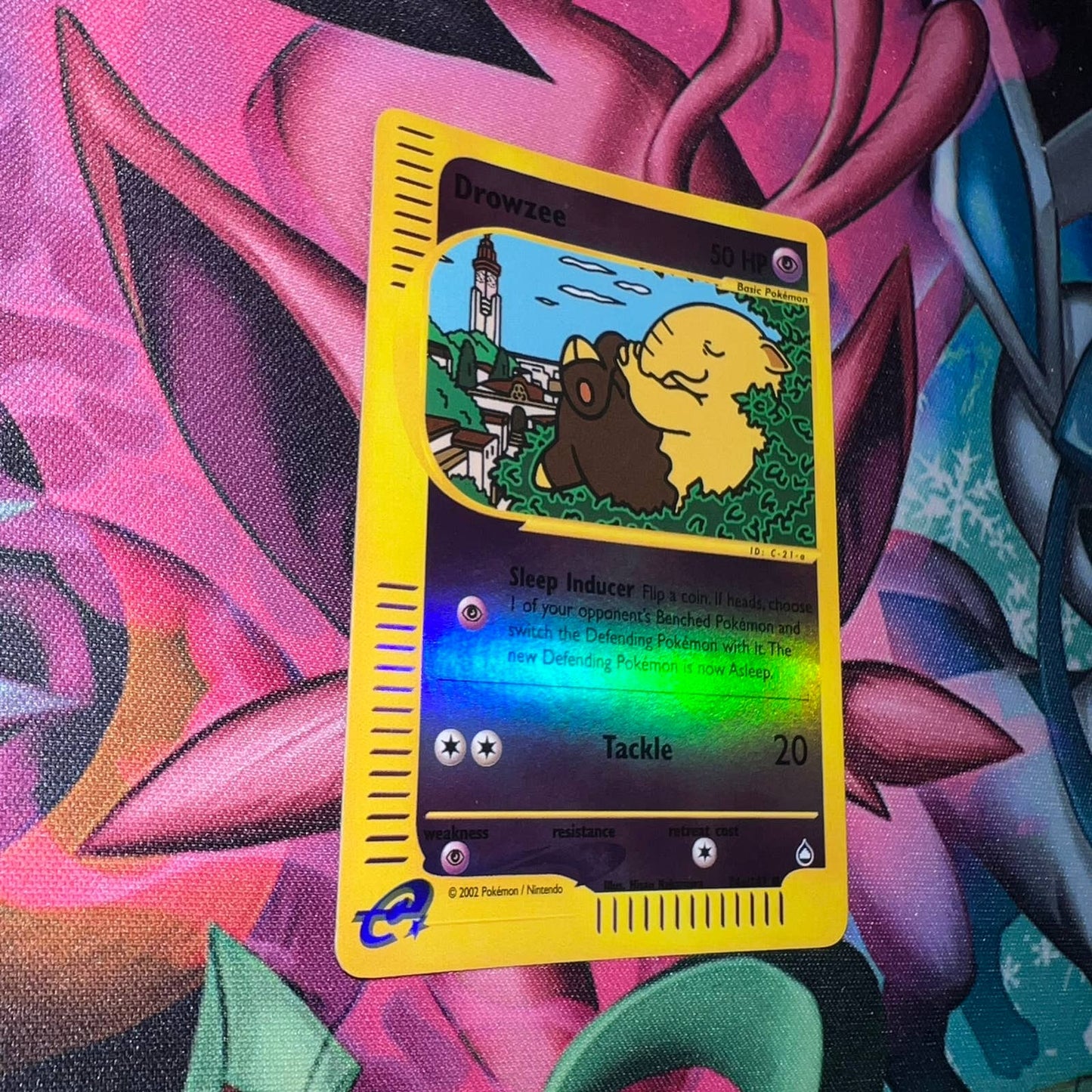 Pokémon Drowzee 74a/147 Aquapolis Reverse Holo Foil TCG Pokemon Card NM-MT