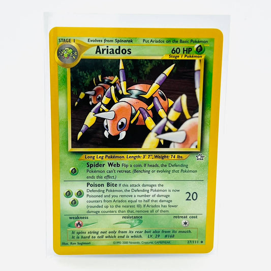 Pokémon Ariados 27/111 Neo Genesis Unlimited WOTC Pokemon Uncommon Card NM-MT