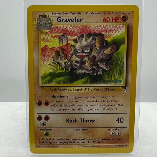 Pokémon Graveler 44/110 Pokemon 2000 Legendary Collection TCG Uncommon Card NM-M