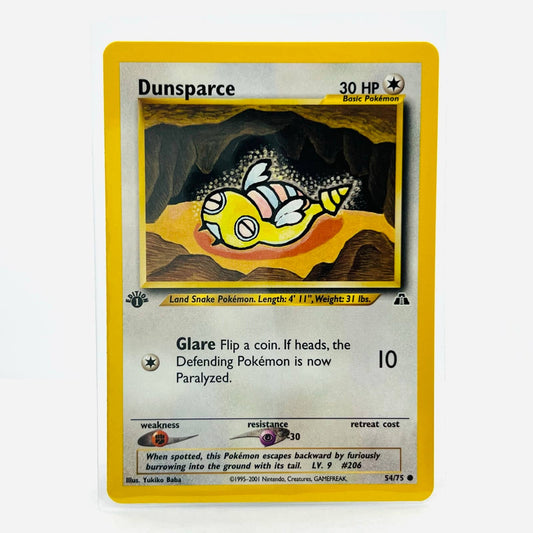 Pokémon Dunsparce 1st Edition 54/75 Neo Discovery WOTC Pokemon Common Card NM-MT