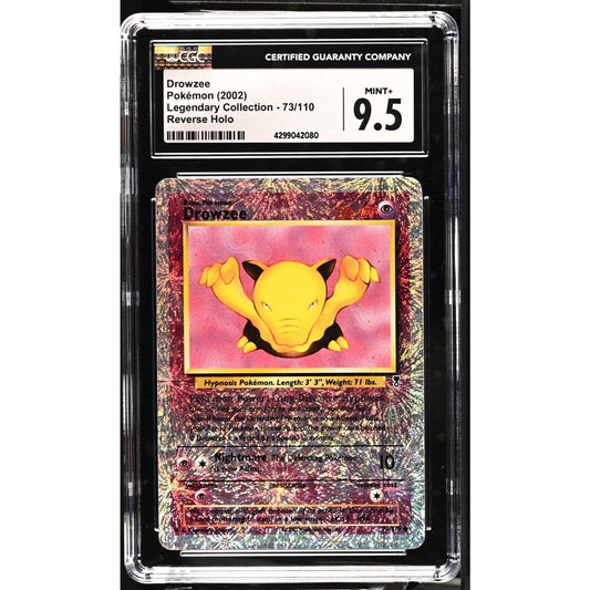 CGC 9.5 MINT+ Drowzee 73/110 Pokémon Legendary Collection Reverse (PSA/BGS)