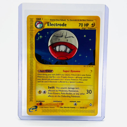 Pokémon Electrode 8/147 Aquapolis Non Holo Rare WOTC TCG Pokemon Card NM-MT