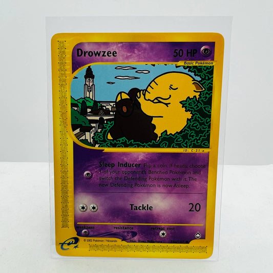 Pokémon Drowzee 74a/147 Aquapolis E Reader WOTC TCG Pokemon Common Card NM-MT