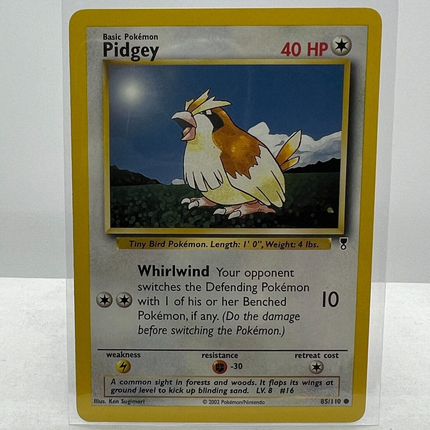 Pokémon Pidgey 85/110 Pokemon 2000 Legendary Collection TCG Common Card NM-MT