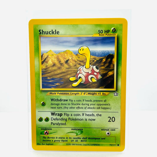 Pokémon Shuckle 72/111 Neo Genesis Unlimited WOTC Pokemon Common Card NM-MT