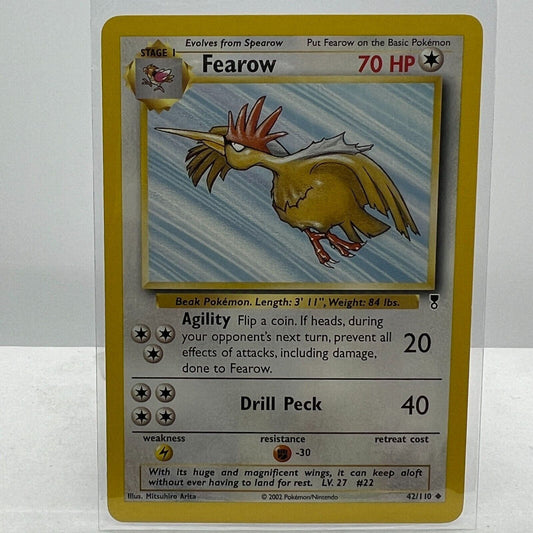 Pokémon Fearow 42/110 Pokemon 2000 Legendary Collection TCG Uncommon Card NM-MT