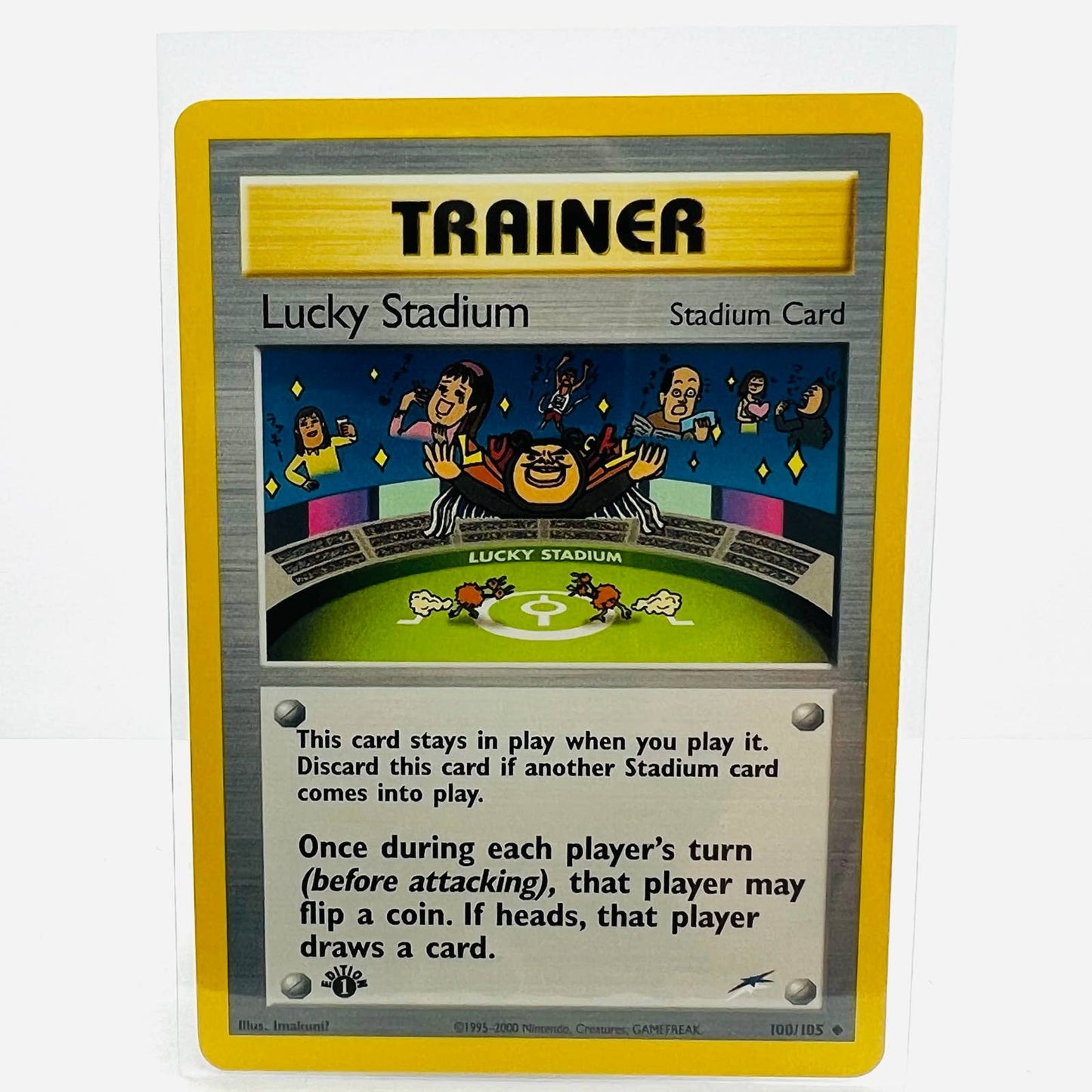 Pokémon Lucky Stadium 1st Edition 100/105 Neo Destiny WOTC Pokemon Card NM-MT