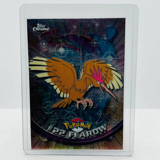 Pokémon Fearow #22 Pokemon 2000 Topps TV Animation Chrome Series 1 Holo Foil