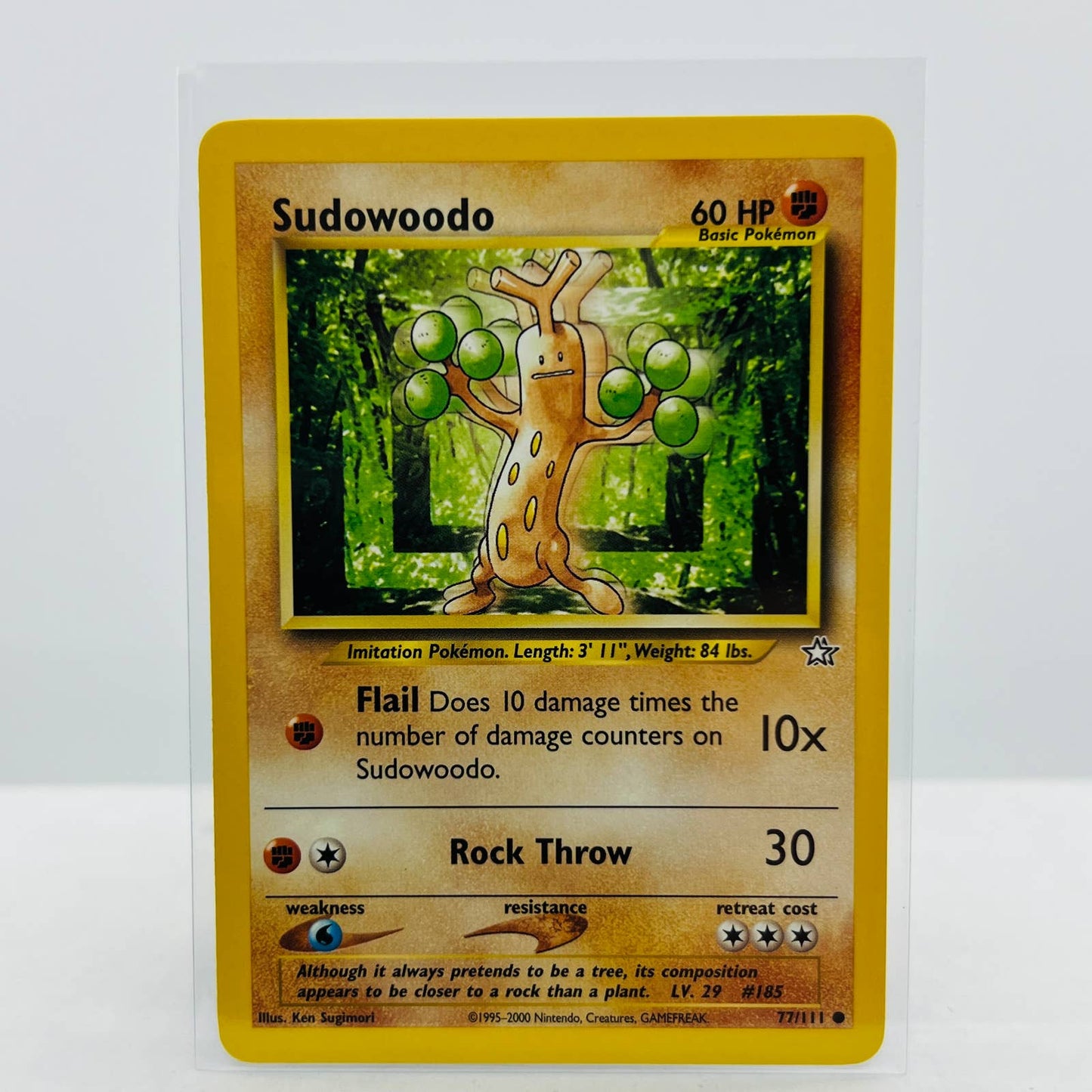 Pokémon Sudowoodo 77/111 Neo Genesis Unlimited WOTC Pokemon Common Card NM-MT