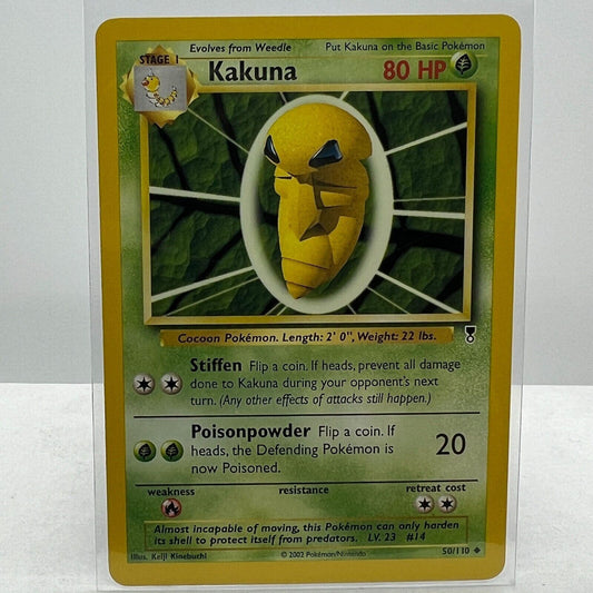 Pokémon Kakuna 50/110 Pokemon 2000 Legendary Collection TCG Uncommon Card NM-MT